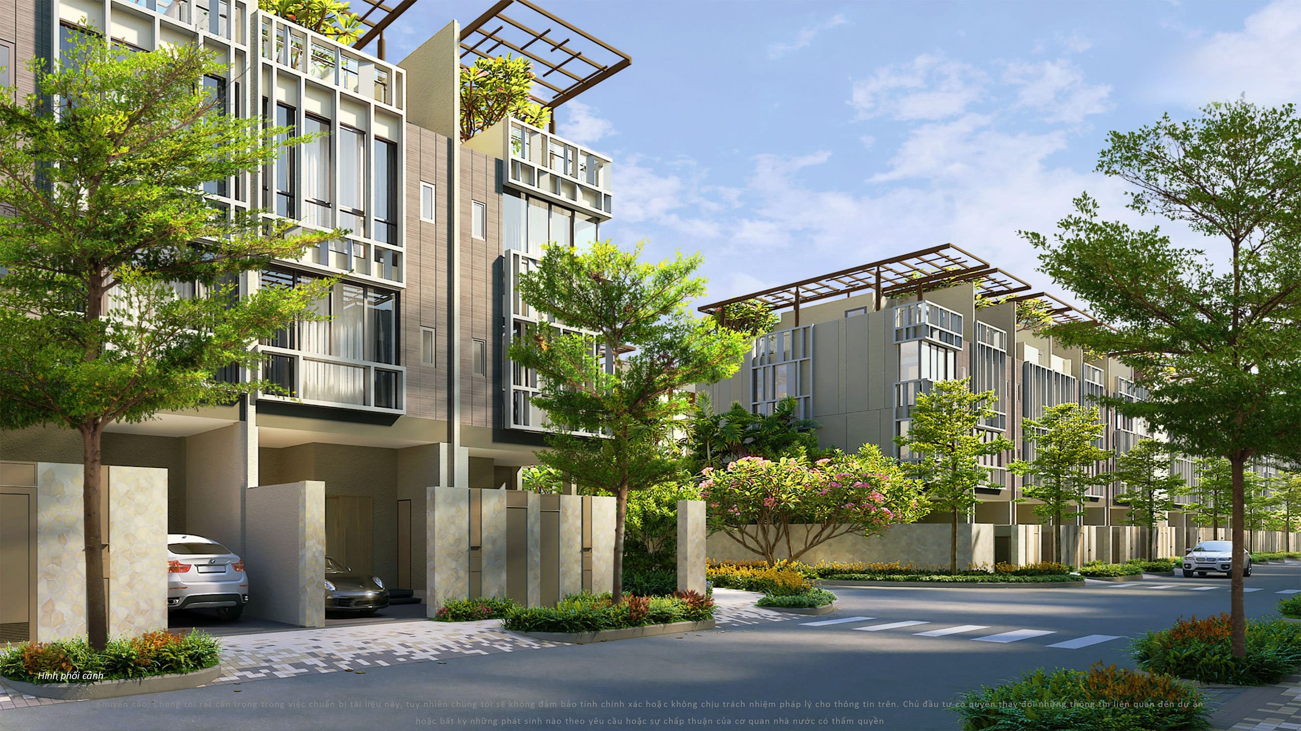 Phối cảnh Terrace house - The Orchard - Sycamore